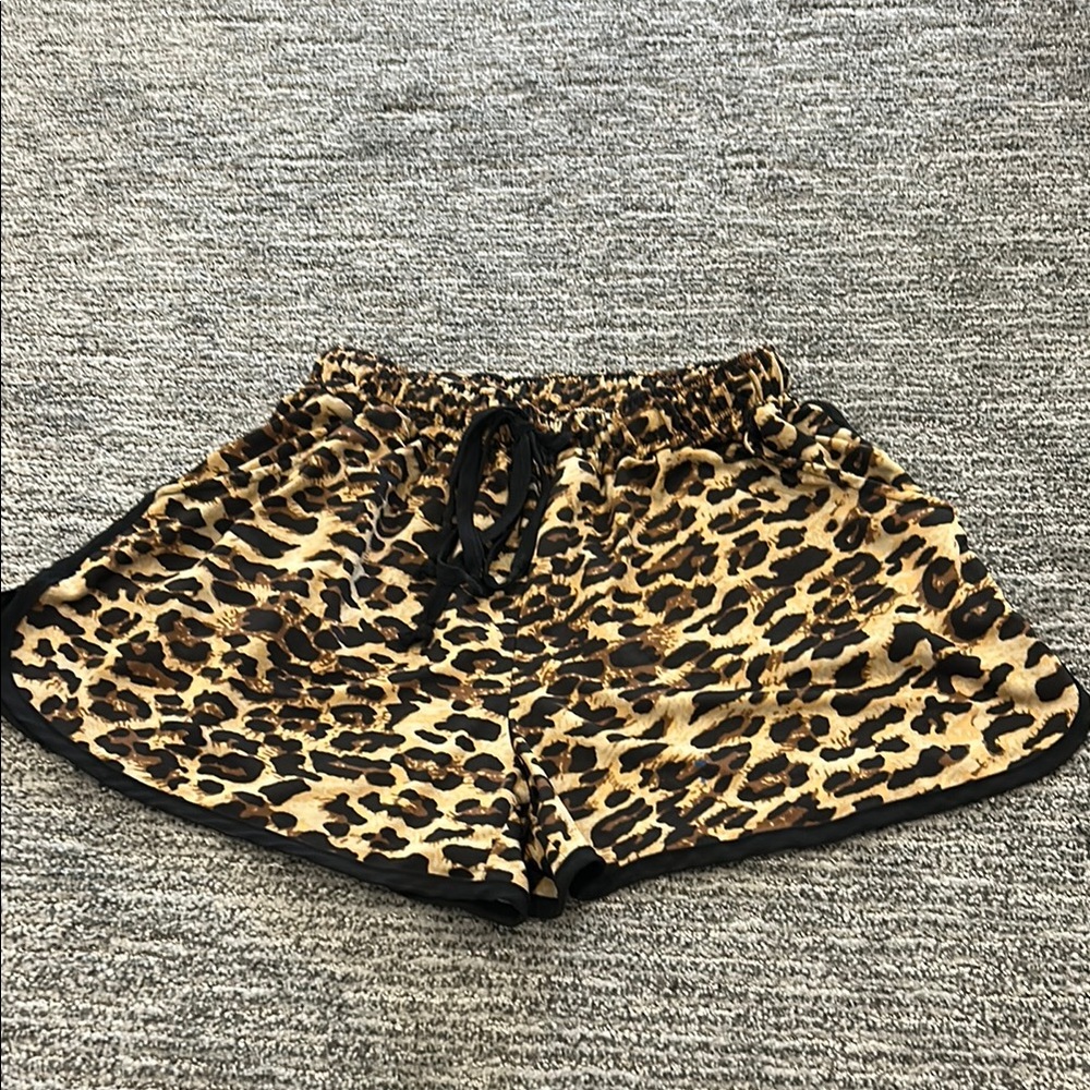 Leopard Print Women's Shorts